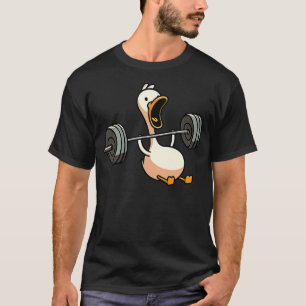 Funny Duck Deadlift Weight Lifting Bodybuilder Gym T-Shirt