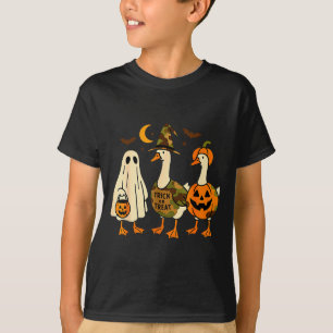 Funny Duck Duck Boo Halloween Costume Duck  T-Shirt