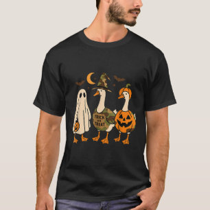 Funny Duck Duck Boo Halloween Costume Duck T-Shirt