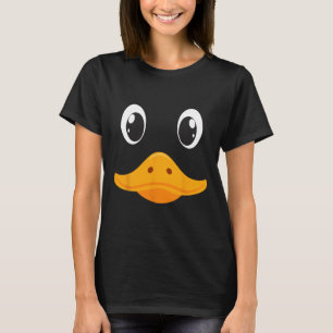 Funny Duck Face Costume For Men Adults Kids Cute D T-Shirt