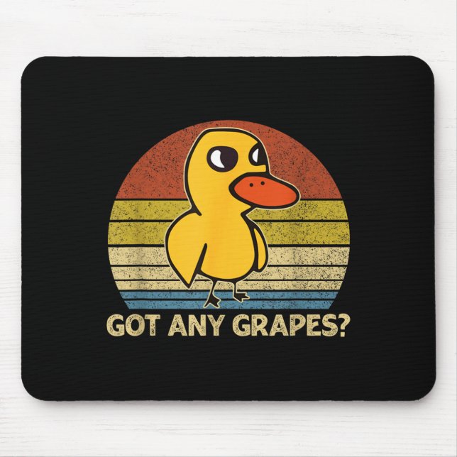 Funny Duck Got Any Gs Graphic Summer Humor Duck Me Mouse Mat (Front)