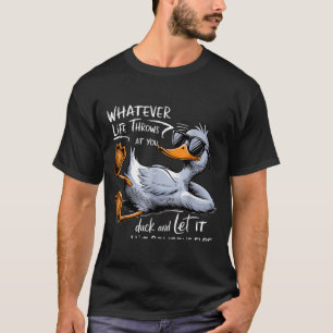Funny Duck Graphic Tee Men Women Funny Quote