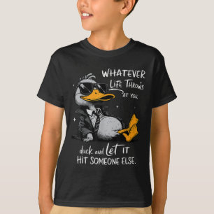 Funny Duck Graphic Tees Men Women Funny Quote Gift