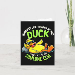 Funny Duck Graphic Tees Men Women Teens Funny Quot Card