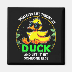 Funny Duck Graphic Tees Men Women Teens Funny Quot Magnet