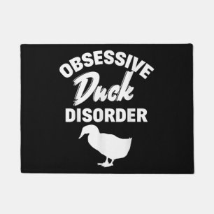 Funny Duck Hunting Odd Obsessive Duck Disorder Doormat