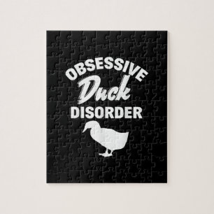 Funny Duck Hunting Odd Obsessive Duck Disorder Jigsaw Puzzle