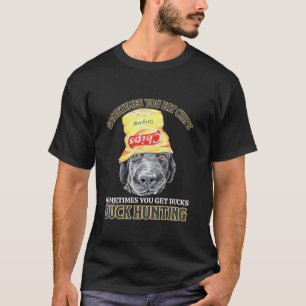 Funny Duck Hunting Sometimes You Eat Chips Duck Hu T-Shirt