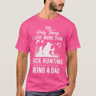 Funny Duck Hunting With Dad Dog For Duck Hunting T-Shirt