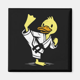 Funny Duck Karate Martial Arts Memes Co. Duck Kara Magnet