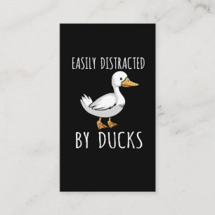 Funny Duck Lover Bird Watching Fan Business Card