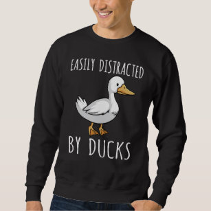 Funny Duck Lover Bird Watching Fan Sweatshirt