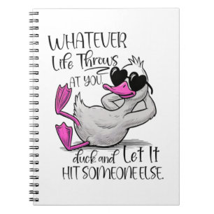 Funny Duck Lover Notebook