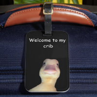 Funny Duck Meme – “Welcome to My Crib” Cute Animal