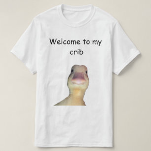 Funny Duck Meme – “Welcome to My Crib” Cute Animal T-Shirt