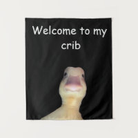 Funny Duck Meme: Welcome to My Crib Duck