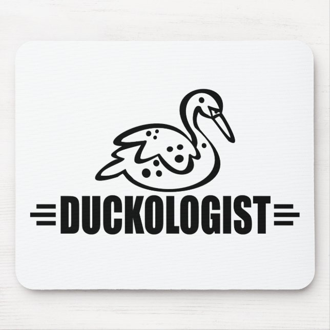 Funny Duck Mouse Mat (Front)