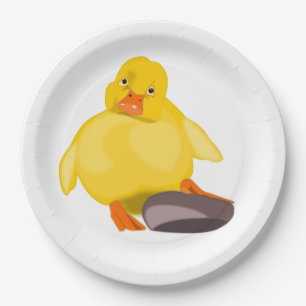 Funny Duck Paper Plates - Customisable