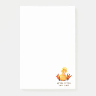Funny Duck Post it Notes
