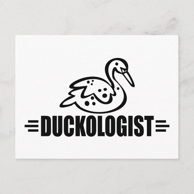 Funny Duck Postcard (Front)