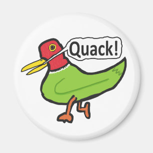Funny Duck Quacking Magnet