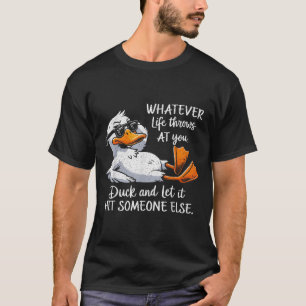 Funny Duck Shirt Funny Quote Graphic Tees For Men