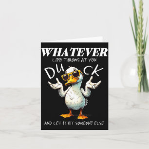 Funny Duck Shirt Funny Quote Graphic Tees For Men Card