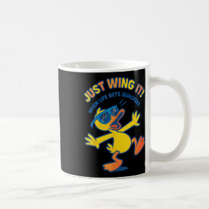 Funny Duck Shirt Funny Quote Graphic Tees For Men Coffee Mug