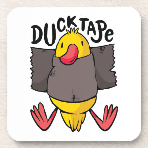 Funny Duck Tape Coaster