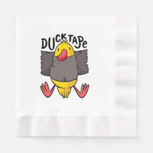 Funny Duck Tape Napkin