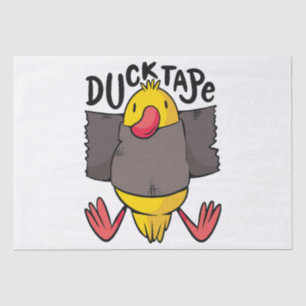 Funny Duck Tape Tissue Paper