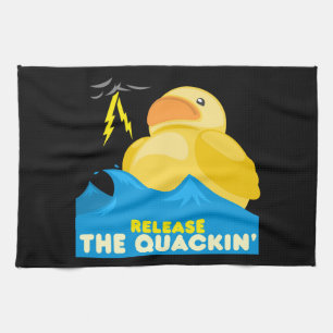 Funny Duck Tea Towel
