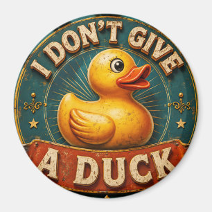 Funny Duck Vintage Farmhouse Bathroom Decor Magnet