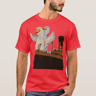 Funny Ducks Geese Pun Meme Men Women Funny Duck Go T-Shirt