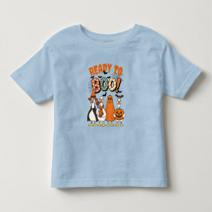 Funny Ducks Ready to Boo Halloween Toddler T-Shirt