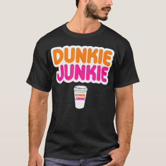 Funny Dunkie Junkie Coffee Love Funny Coffee T-Shirt