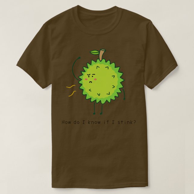 Funny Durian  T-Shirt (Design Front)