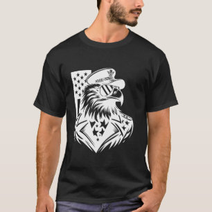 Funny Eagle Bald Eagle in Sunglasses T-Shirt