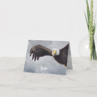 Funny Eagle Hello All Occasion Blank