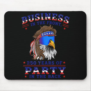 Funny Eagle Mullet-Aamerica 250 Years Independence Mouse Mat