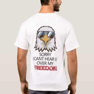 Funny Eagle Sunglasses Freedom T-Shirt