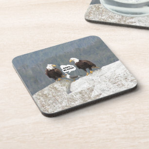 Funny Eagles and Seagull Coaster