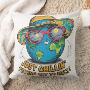 Funny Earth Day  Cushion