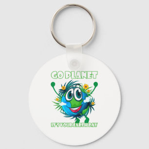 Funny Earth Lover Gifts Go Planet Its Your Earth T Key Ring