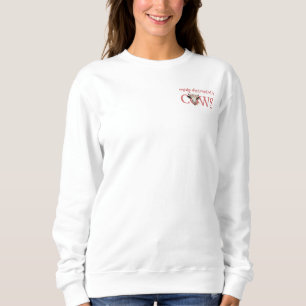 Funny EASILY DISTRACTED BY COWS Floral Vintage Sweatshirt