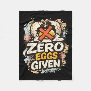 Funny Easter Adult Quote Edgy Sarcastic Bunny Fleece Blanket