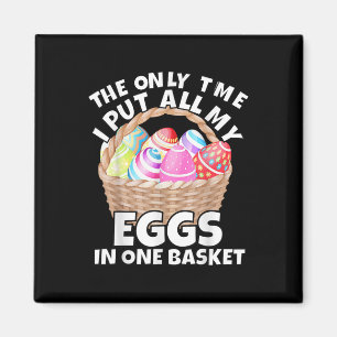 Funny Easter Basket Adult Humour For Men Women &am Magnet