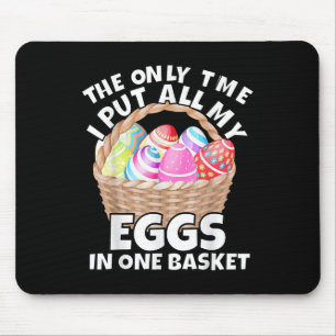 Funny Easter Basket Adult Humour For Men Women &am Mouse Mat