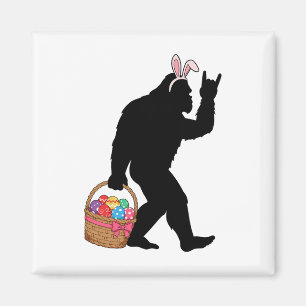 Funny Easter Bigfoot Eggs Costume Bunny Bigfoot Ca Magnet