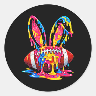 Funny Easter Bunny Ice Cream Drip Gifts For Men Bo Classic Round Sticker